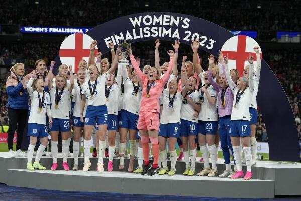 England wins 1st women s Finalissima in shootout vs Brazil AP News
